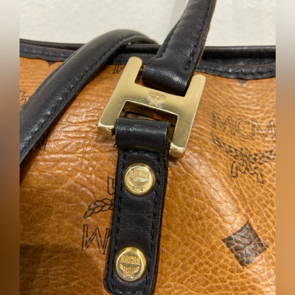 MCM Tan Leather Tote Bag - Picture 3 of 15